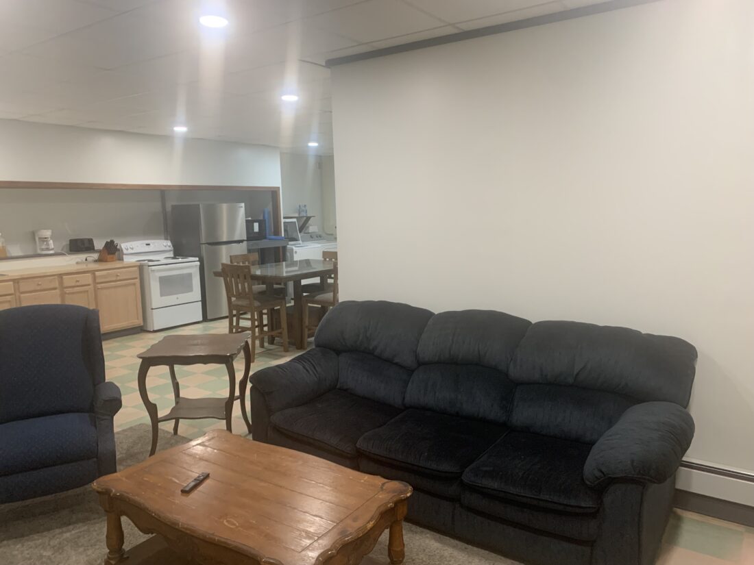 A family apartment inside the Allegheny Valley Veterans Center is pictured.